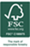 FSC certified: the mark of responsible forestry